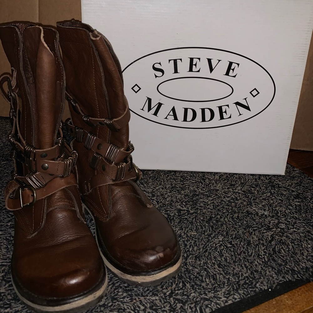 Steve Madden brown boots